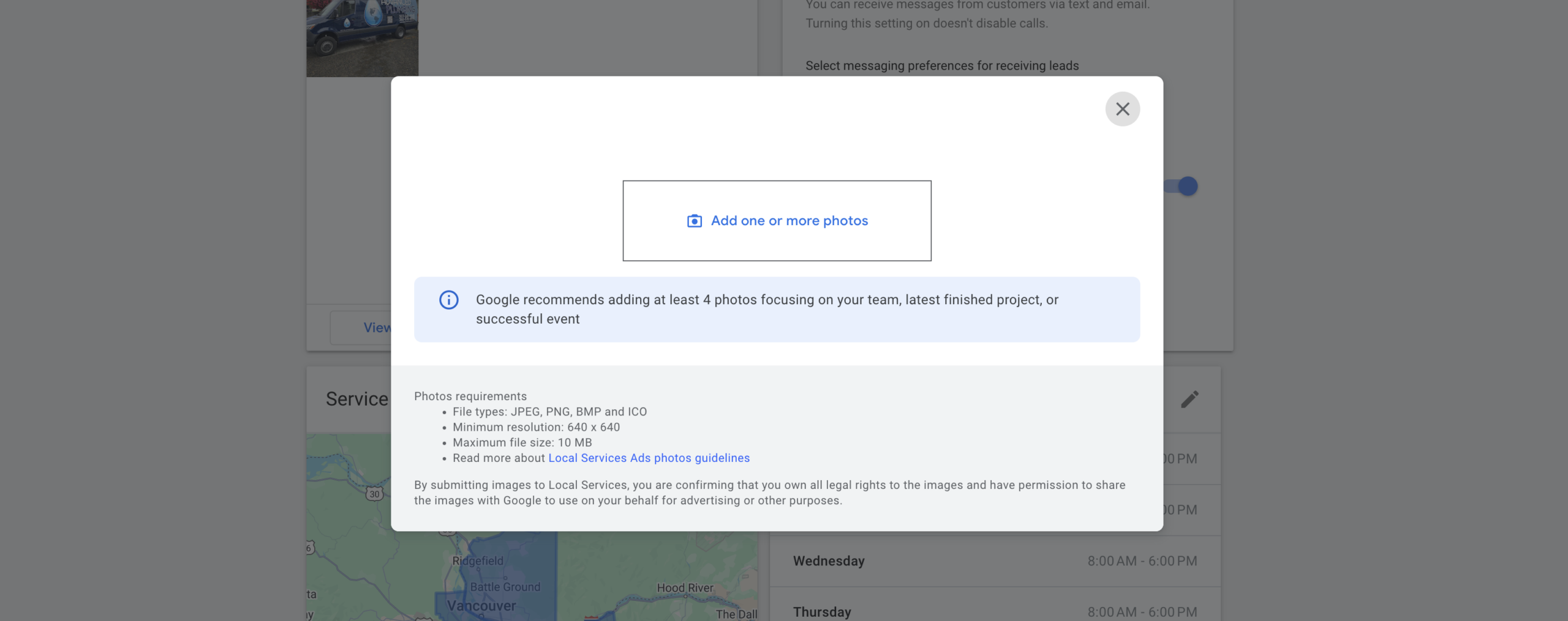 How to Add Photos to Your Google Local Services Ads Account